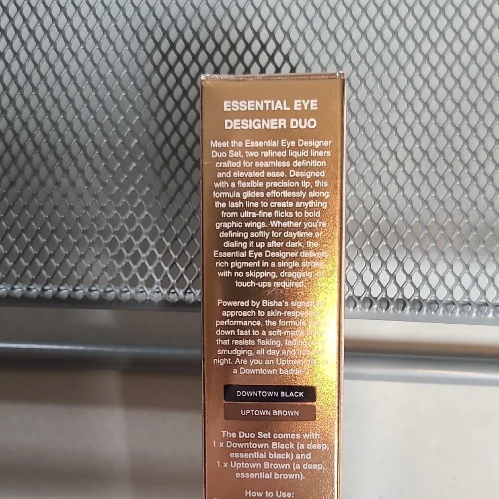Bisha Essential Eye Designer Duo Downtown Black/Uptown Brown NIB Sealed RV $58